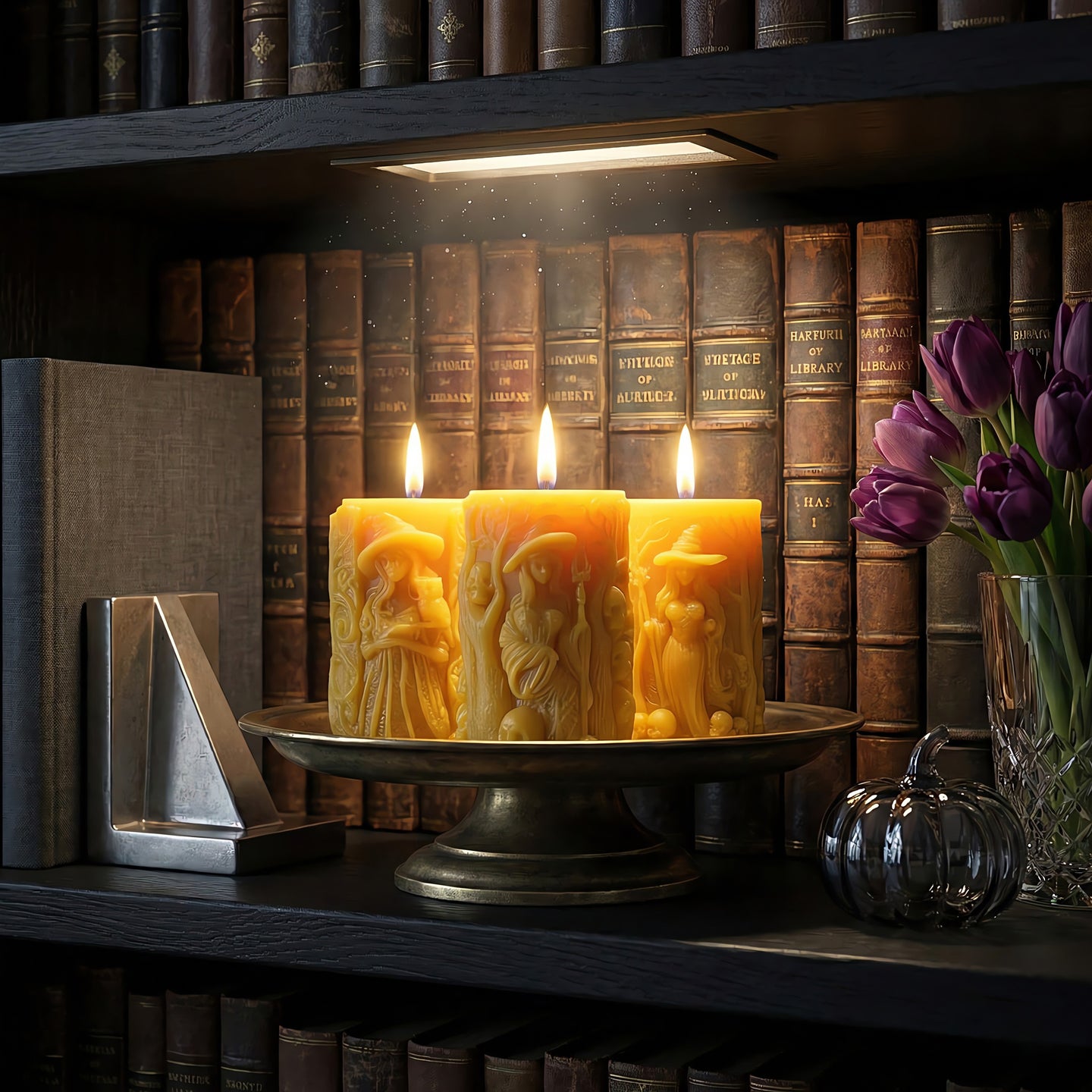 Witches Beeswax Candle Set Accord 2