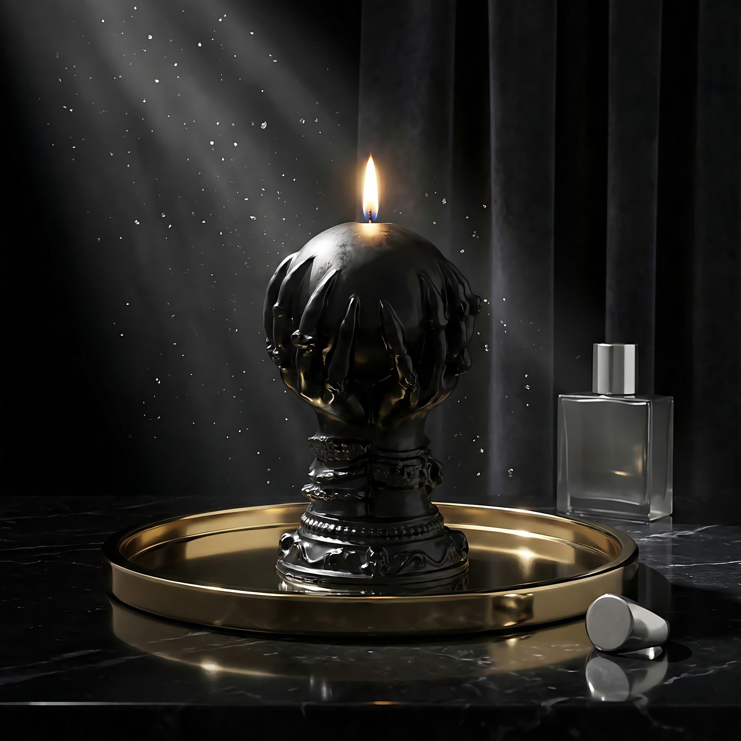 Witchs Globe Beeswax Candle Accord 1