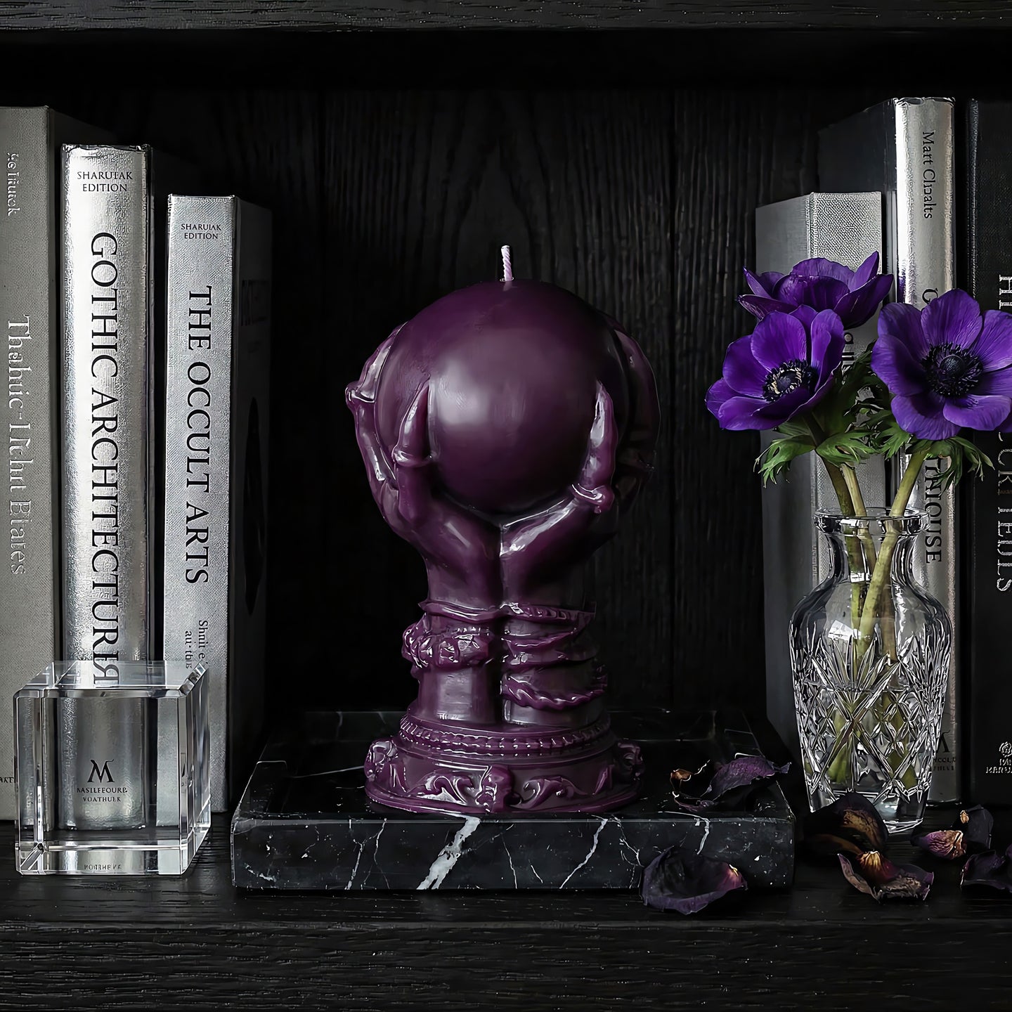 Witchs Globe Beeswax Candle Accord 2