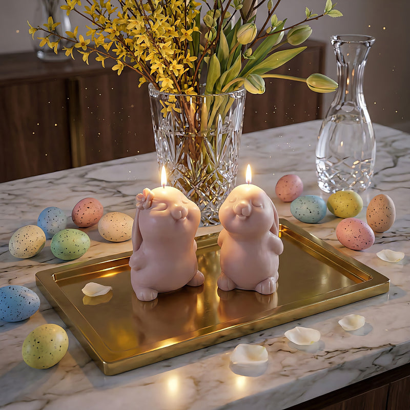 Zen Bunny Scented Candle Set Accord 3